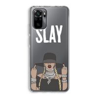 Slay All Day: Xiaomi Redmi Note 10 Pro Transparant Hoesje