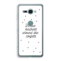 Confetti: Sony Xperia XZ2 Compact Transparant Hoesje
