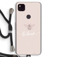 Be(e) kind: Pixel 4a 5G Transparant Hoesje met koord