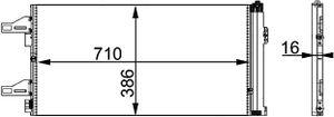 Condensor, airconditioning AC363000P