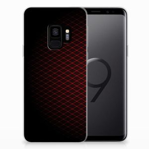 Samsung Galaxy S9 TPU bumper Geruit Rood