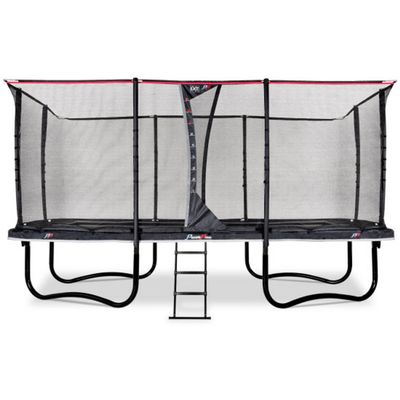 EXIT PeakPro Trampoline met Veiligheidsnet - 427 x 244 cm - Zwart EXIT PeakPro Trampoline met Veiligheidsnet - 427 x 244 cm - Zwart