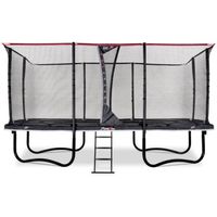 EXIT PeakPro Trampoline met Veiligheidsnet - 427 x 244 cm - Zwart - thumbnail