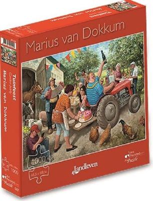 Marius van Dokkum Tuinfeest Puzzel 1000 Stukjes