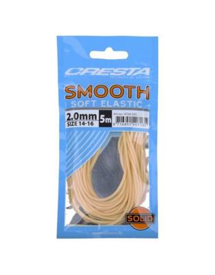 Cresta Cresta Smooth Soft Elastic White 2.0mm 5m