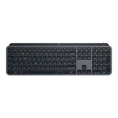 Draadloos toetsenbord - LOGITECH - MX Keys S - Bluetooth - Achtergrondverlichting - Stille toetsen - Lichtgrijs