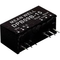 Mean Well DPB09C-12 DC/DC-convertermodule 375 mA 9 W Aantal uitgangen: 2 x Inhoud 1 stuk(s)