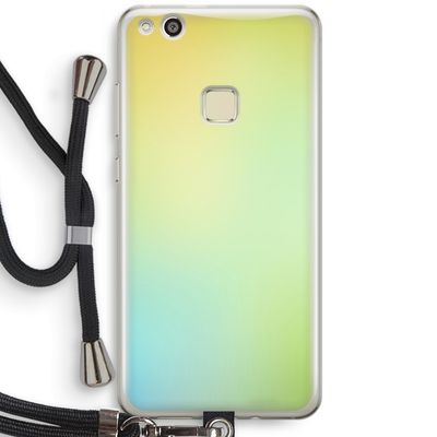Minty mist pastel: Huawei Ascend P10 Lite Transparant Hoesje met koord