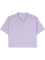 Autry t-shirt crop à patch logo - Violet