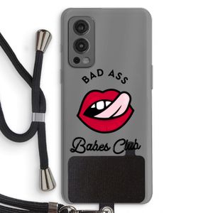Badass Babes Club: OnePlus Nord 2 5G Transparant Hoesje met koord