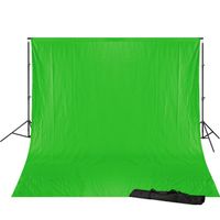 BRESSER BR-D23 Achtergrond System + Doek 3 x 4m Chromakey Groen - thumbnail