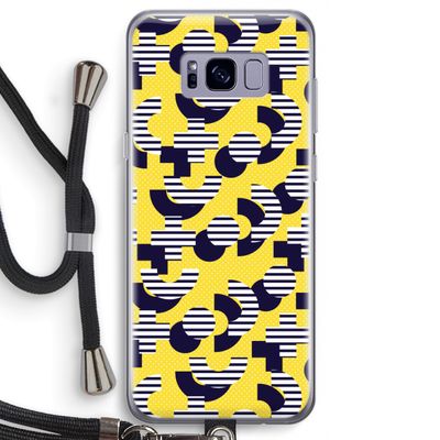 8-bit N°3: Samsung Galaxy S8 Transparant Hoesje met koord