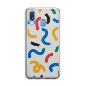 Illustratieve pop 2: Samsung Galaxy A40 Transparant Hoesje