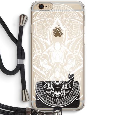 Oh Deer: iPhone 6 / 6S Transparant Hoesje met koord