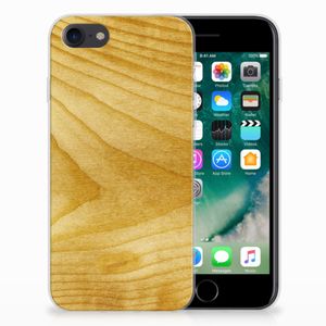 iPhone SE 2022 | SE 2020 | 8 | 7 Bumper Hoesje Licht Hout