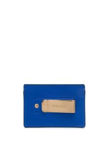 Versace porte-cartes en cuir - Bleu