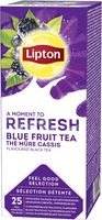 Lipton thee Feel Good Selection, zwarte thee blauwe bes & bramen, doos van 25 zakjes