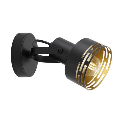 2e Halve Prijs Leen Bakker - Spot Diego - E14 - Metaal - Zwart