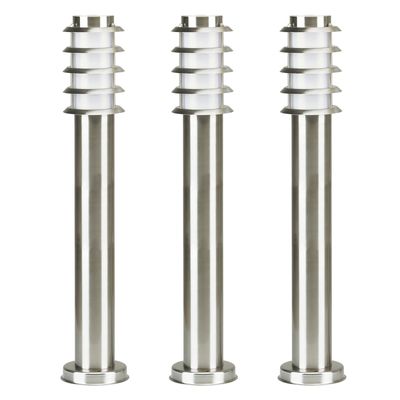 Soll 2 RVS Tuinlamp set van 3