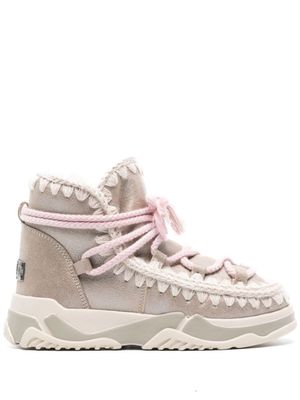 Mou bottines Scoubidou en daim - Or