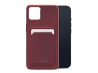 Mobilize Mobilize Rubber Gelly Card Case Apple iPhone 13 Matt Bordeaux