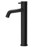 Wastafelkraan Xenz Duero | Opbouw | Mengkraan | Hoog model | Ebony (zwart mat)