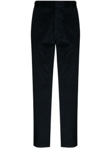 Paul Smith pantalon droit en velours côtelé - Bleu