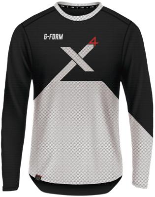 G-FORM longshirt "pro-x4" longarm shirt pro x4 size s black/white