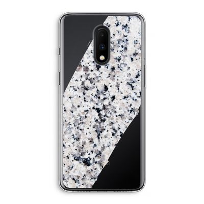 Gespikkelde marmer: OnePlus 7 Transparant Hoesje