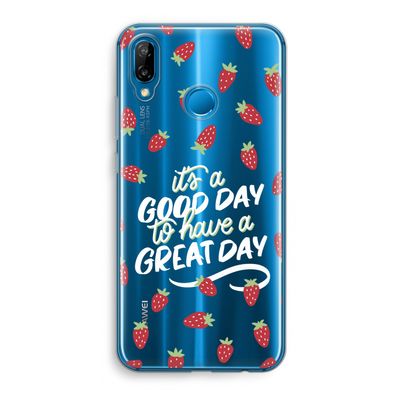 Don't forget to have a great day: Huawei P20 Lite Transparant Hoesje