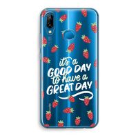 Don't forget to have a great day: Huawei P20 Lite Transparant Hoesje