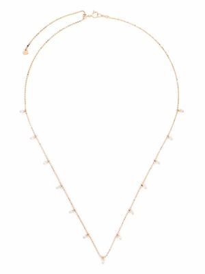 Djula collier en or rose 18ct serti de diamants