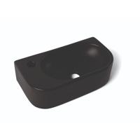 Fontein Luca Sanitair Ceramics 40x21,5x12 cm Keramiek Links Mat Zwart Luca Sanitair