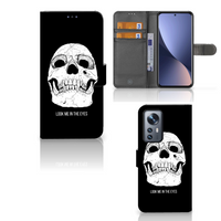 Telefoonhoesje met Naam Xiaomi 12 Pro Skull Eyes - thumbnail