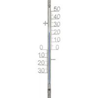 Buitenthermometer metaal zilverkleurig 41 cm - thumbnail