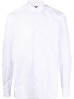 Ralph Lauren Purple Label chemise à plastron contrastant - Blanc