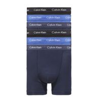 Calvin klein boxershorts 6-pack trunk - blauw