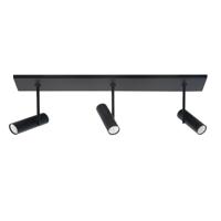 Highlight Zwarte spotTrend 3-lichts recht - S7535.01