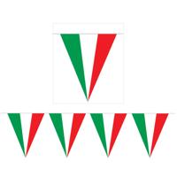 Vlaggenlijn Italie - 5 meter - plastic - Italiaans - vlag - landen versiering