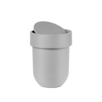 Umbra Touch Afvalbak - 19x19x30cm - 6 liter - met deksel - Grijs 023269-918