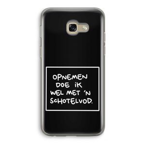 Schotelvod: Samsung Galaxy A5 (2017) Transparant Hoesje