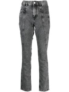 ISABEL MARANT jean skinny à design à empiècements - Gris