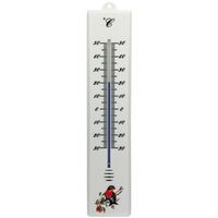 Thermometer buiten wit 32 cm - Buitenthermometers - thumbnail