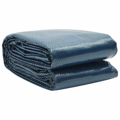 VidaXL Zwembadfolie solar drijvend 500x300 cm pe zwart en blauw