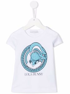 Monnalisa t-shirt à imprimé Lola Bunny - Blanc