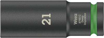 Wera 8790 C Impaktor Deep doppen met 1/2"-aandrijving, 21 x 83 mm - 05004837001