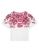 Dolce & Gabbana Kids t-shirt à imprimé Majolica - Blanc - thumbnail