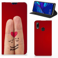 Huawei P Smart (2019) Hippe Standcase Liefde - Origineel Romantisch Cadeau