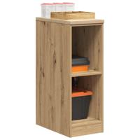 Garagekast 30x51x85 cm massief grenenhout artisan eikenkleurig