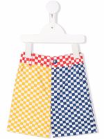 Stella McCartney Kids short à carreaux - Bleu